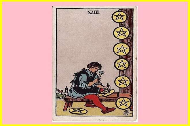 Eight of Pentacles Feelings Upright and Reversed